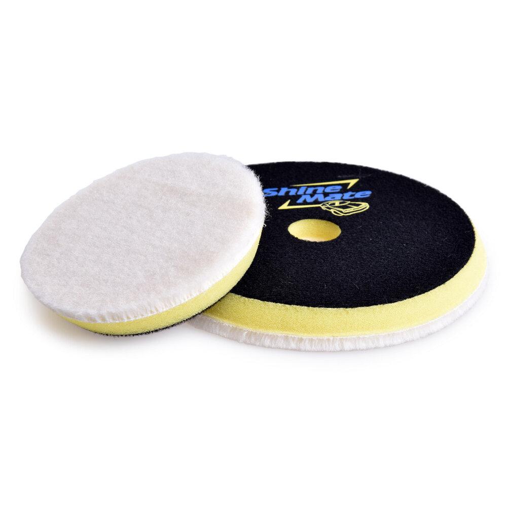 ShineMate 5.5" Low Profile Heavy Cutting Wool Pad - CARZILLA.CA