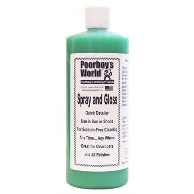 Poorboy's World Spray and Gloss 16oz, 32oz, 128oz - CARZILLA.CA