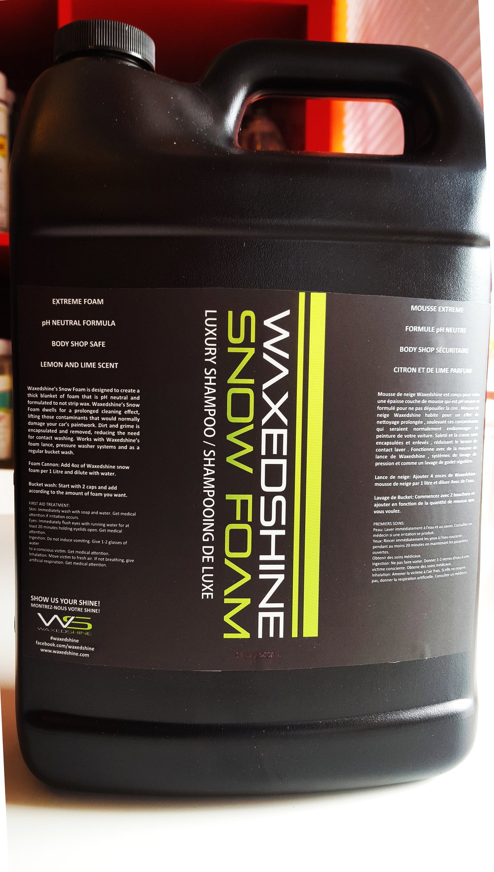 WaxedShine Snow Foam Wash 128oz - CARZILLA.CA