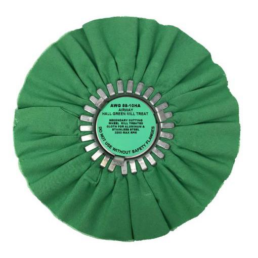Zephyr Green Medium Cutting Airway Wheel (8", 10") - CARZILLA.CA