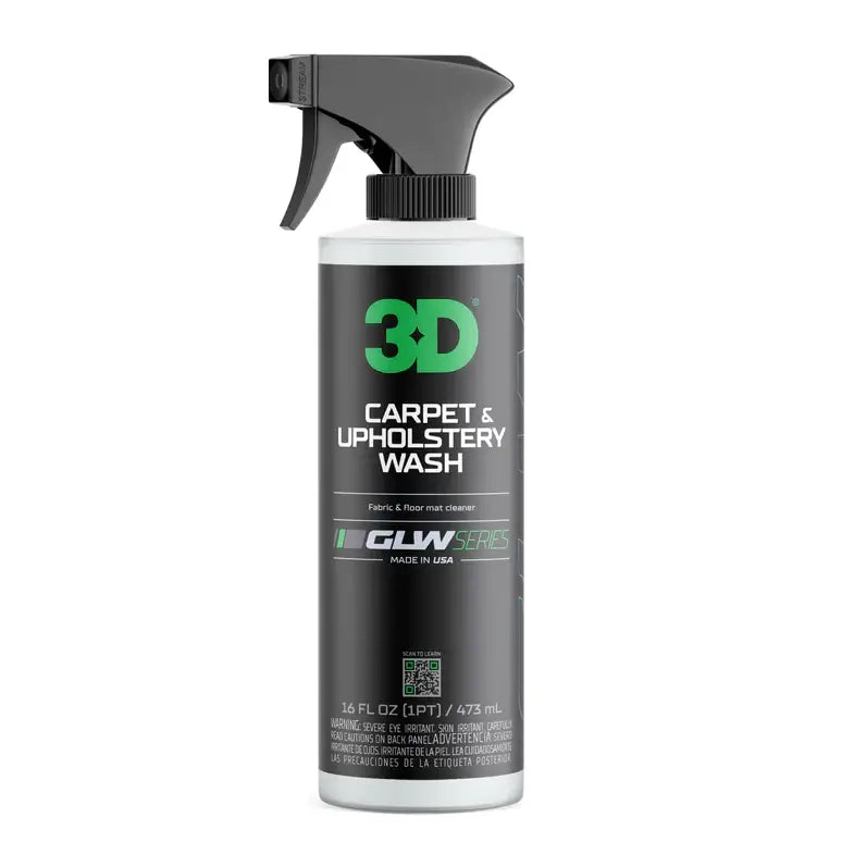 3D GLW Series Carpet & Upholstery Wash 16oz - CARZILLA.CA