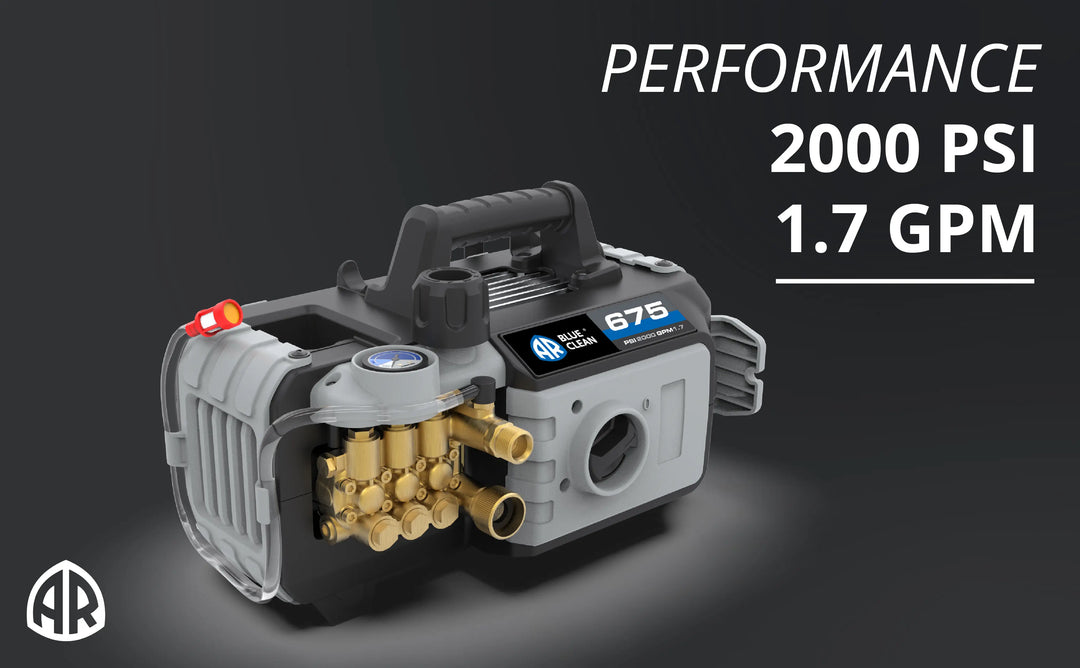 AR Blue Clean Pressure Washer AR675 GEN2 With Accessories - CARZILLA.CA