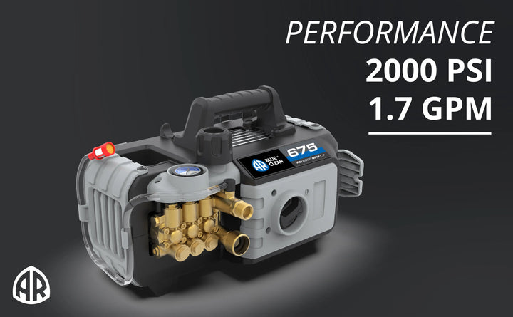 AR Blue Clean Pressure Washer AR675 GEN2 With Accessories - CARZILLA.CA