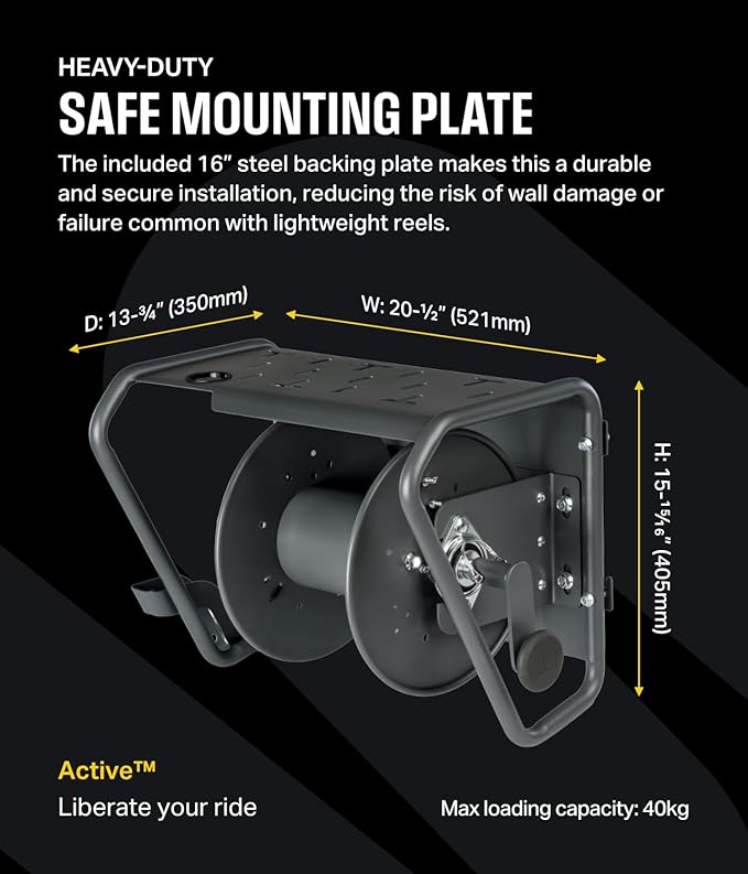 Active Hose Reel Wall Mount System