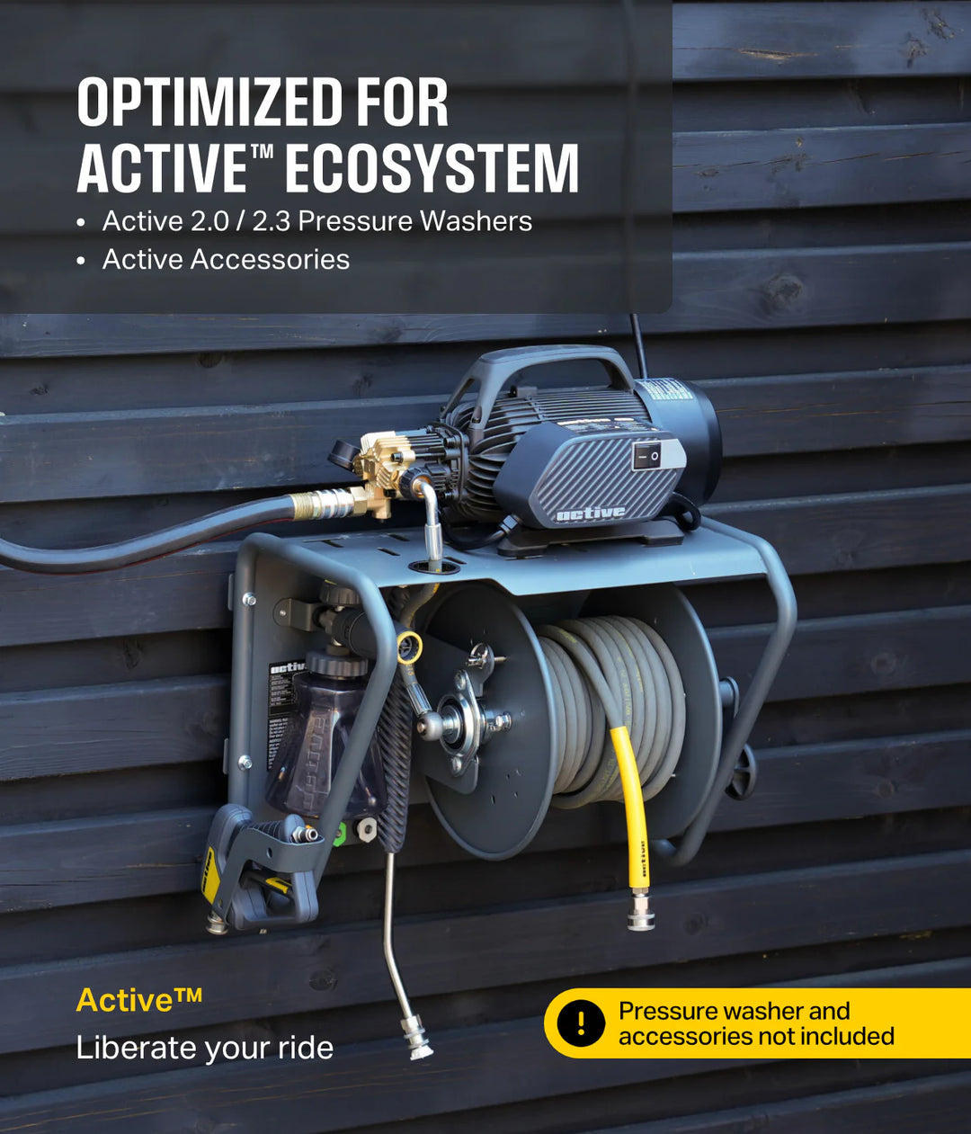 Active Hose Reel Wall Mount System