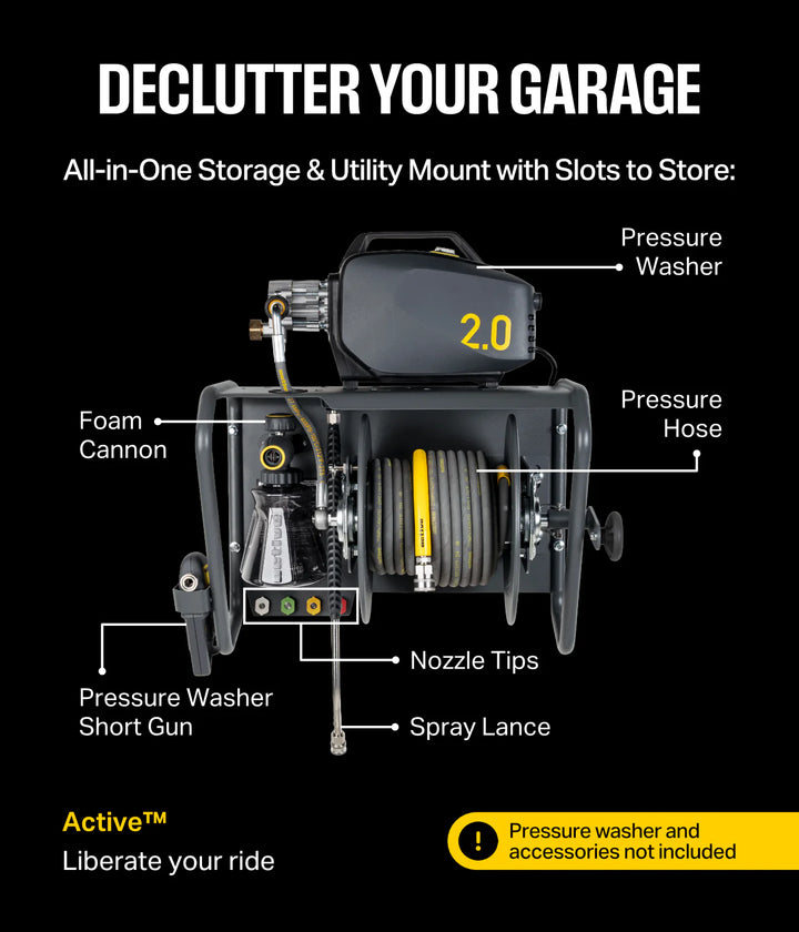 Active Hose Reel Wall Mount System