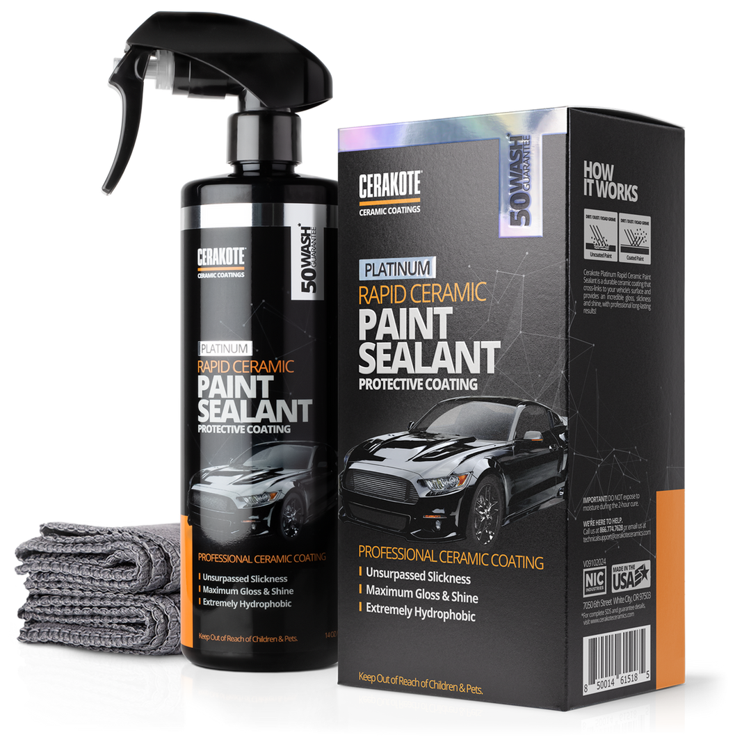 CERAKOTE Platinum Rapid Ceramic Paint Sealant 14oz Kit - CARZILLA.CA