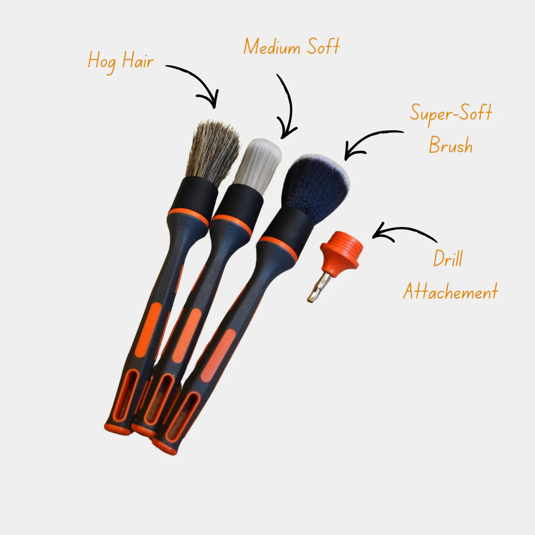 Carscope Deluxe Detailing Brush Set - CARZILLA.CA