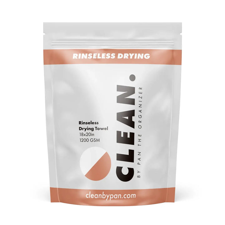Clean. Rinse-Less Drying Towel (2 Pack)
