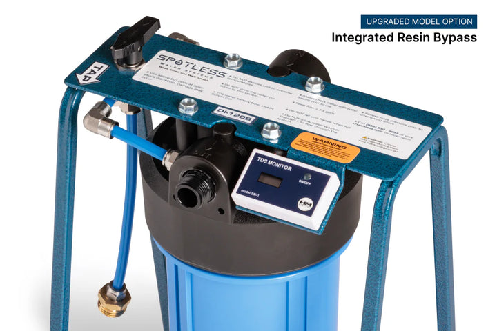 DI-120 Medium Output Deionized Water Standing System (Integrated Resin Bypass)