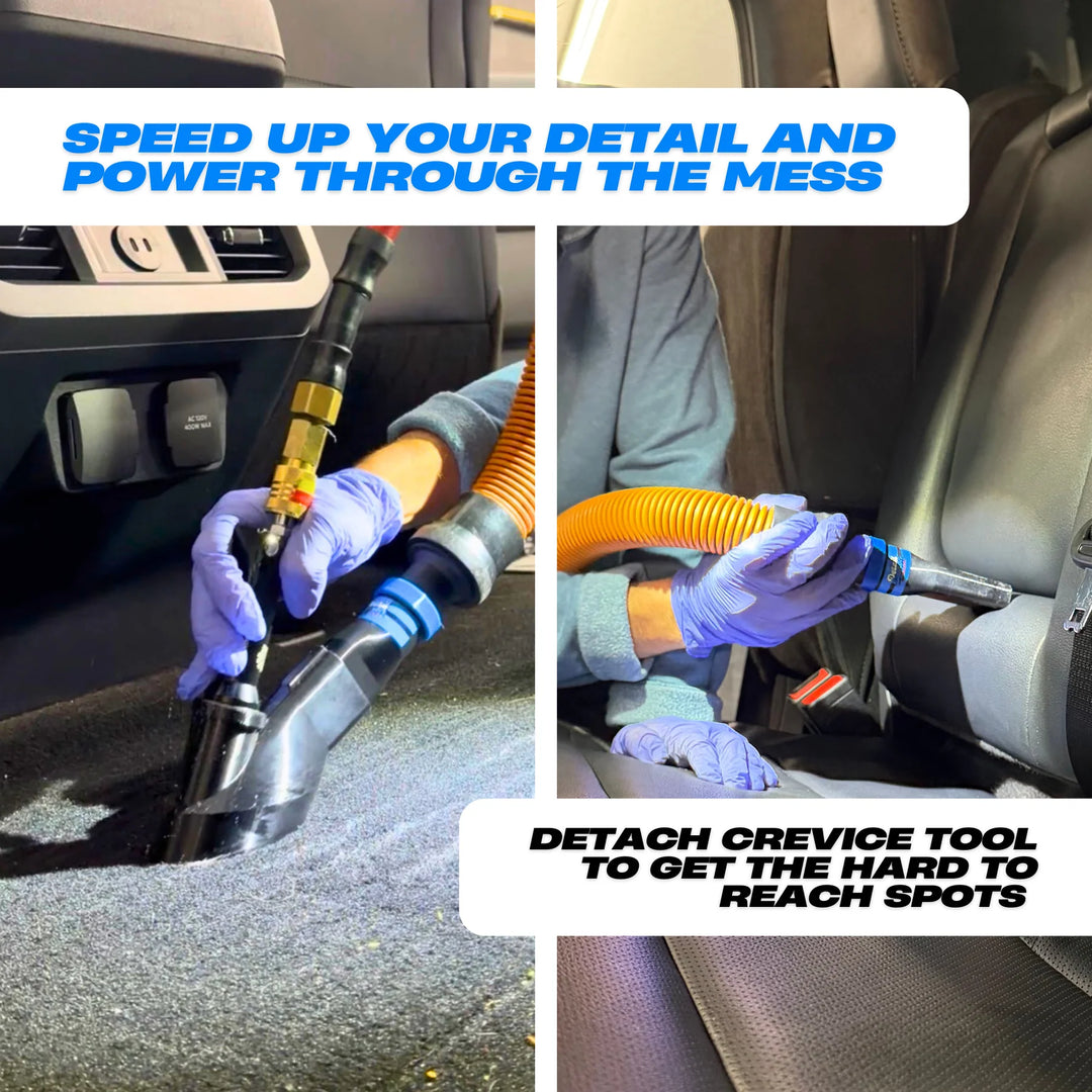 Detail Demon Crevice Air+Vac Oval Attachment for The Rag Company Ultra Air Blaster Mini