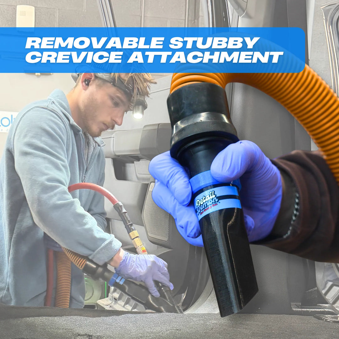 Detail Demon Crevice Air+Vac Oval Attachment for The Rag Company Ultra Air Blaster Mini