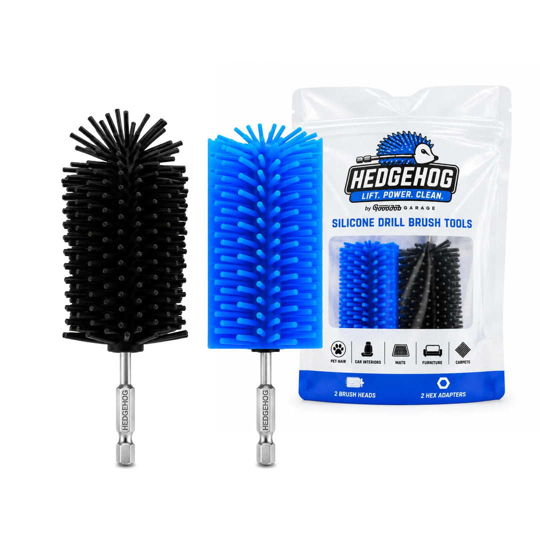 Detail Demon Hedgehog Silicone Pet Hair Remover Drill Brush Attachments