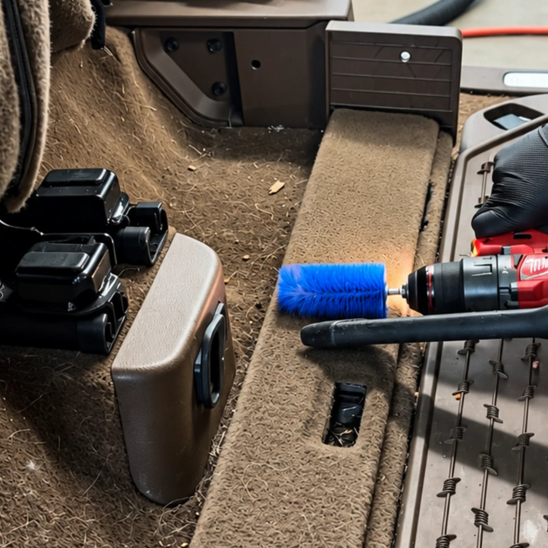 Detail Demon Hedgehog Silicone Pet Hair Remover Drill Brush Attachments