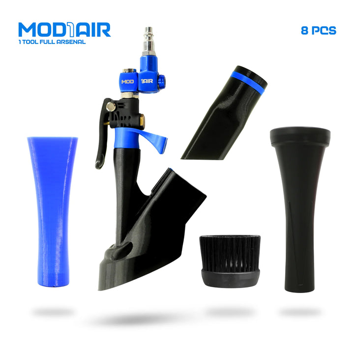 Detail Demon MOD1AIR Complete Air Tool 8 Piece Modular Detailing Kit - CARZILLA.CA