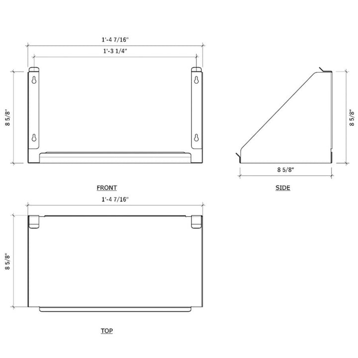 Gully's Garage Stainless Holder for TRC 16" Rip N Rag Box