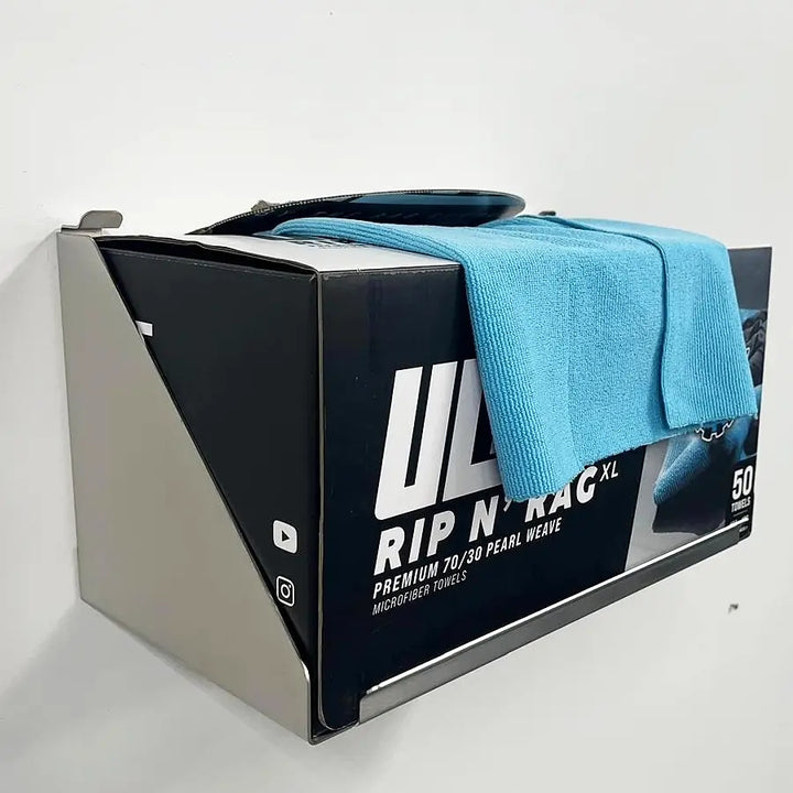 Gully's Garage Stainless Holder for TRC 16" Rip N Rag Box