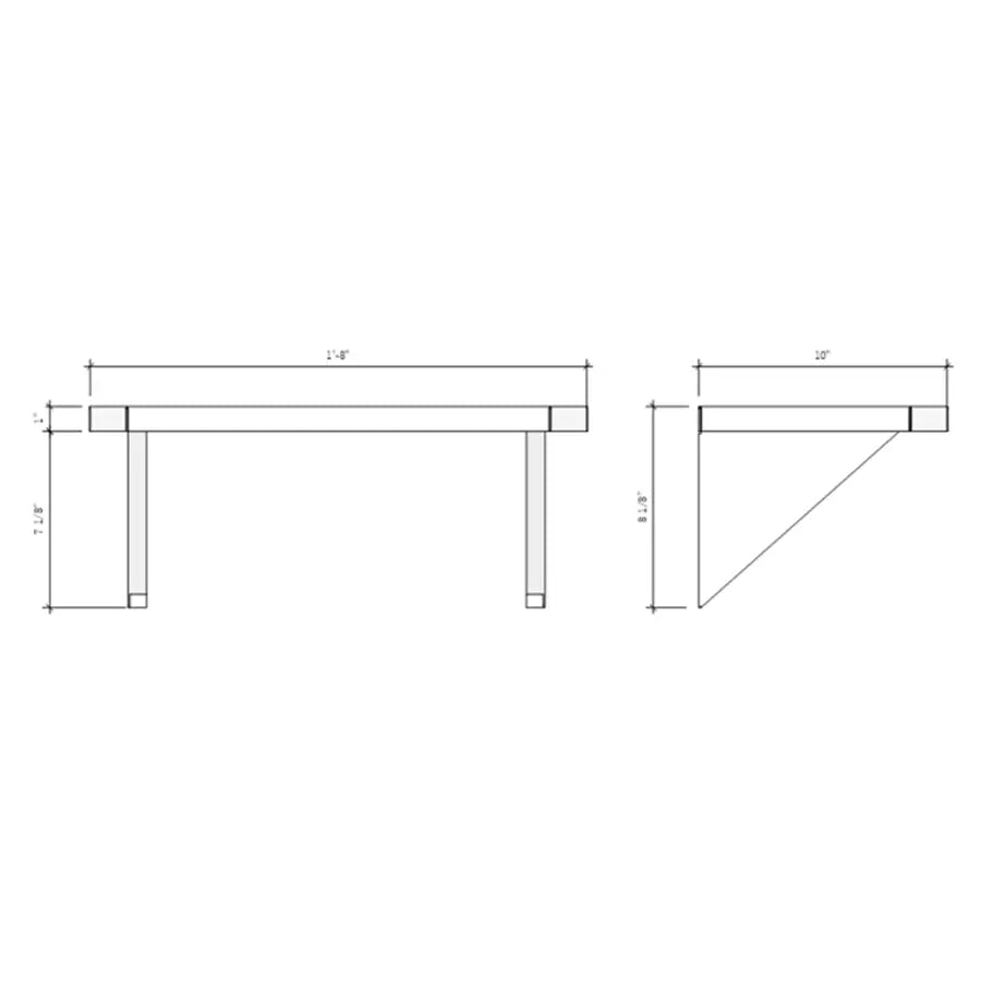 Gully's Garage Stainless Pressure Washer Shelf