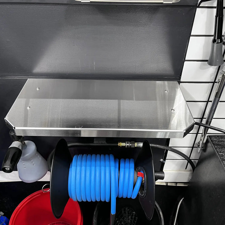 Gully's Garage Stainless Pressure Washer Shelf