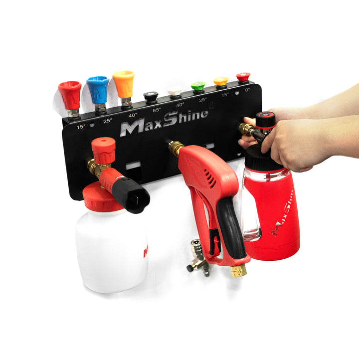 Maxshine Foam Cannon Wall Mount & Nozzle Holder H08B