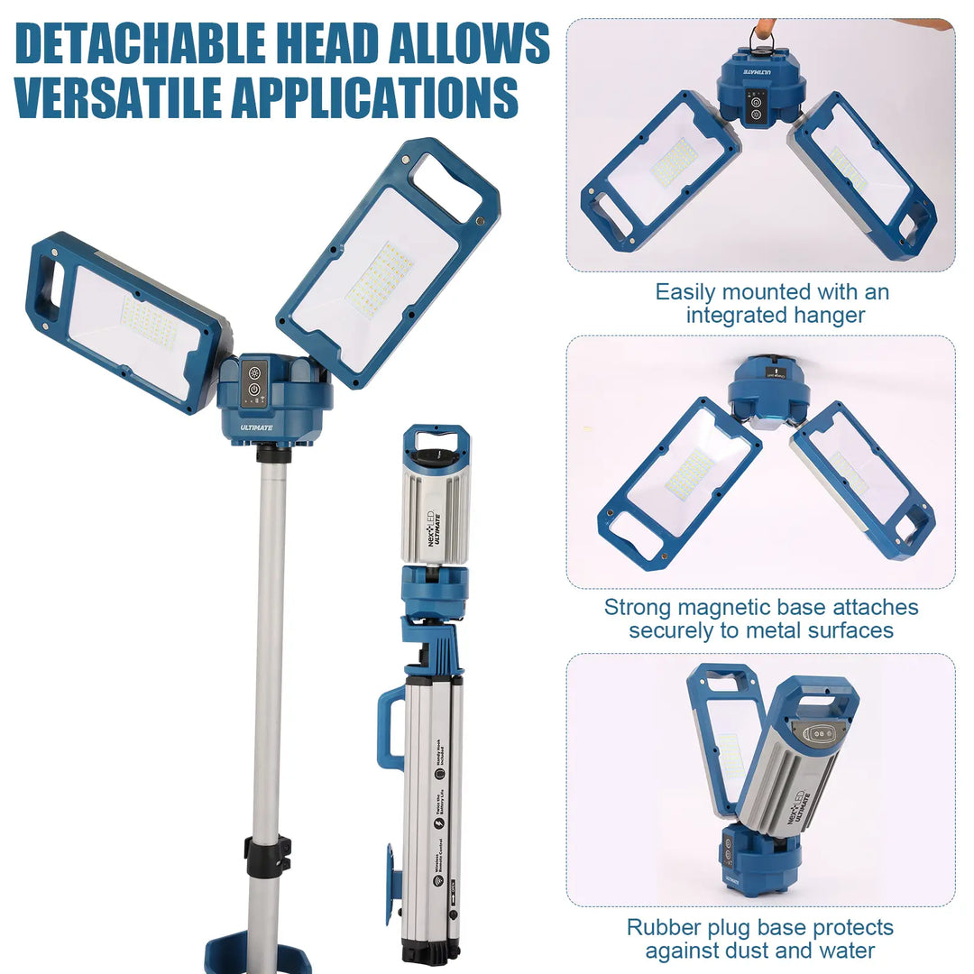 NextLED Cordless Dual Color CRI 90 Tripod LED Shop Light NT-6926M
