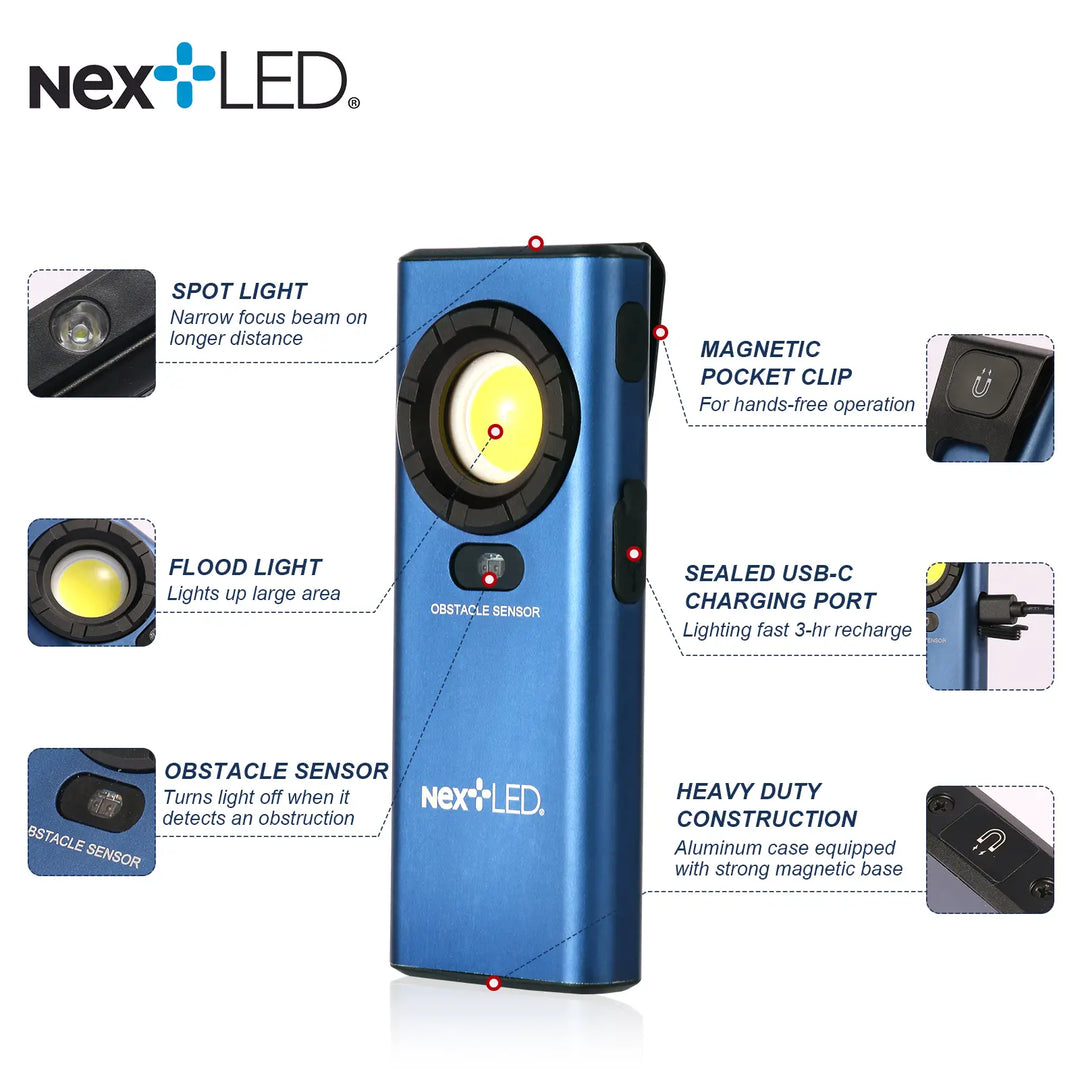 NexLED Pocket Task Light with Obstacle Sensor NT-6685 - CARZILLA.CA