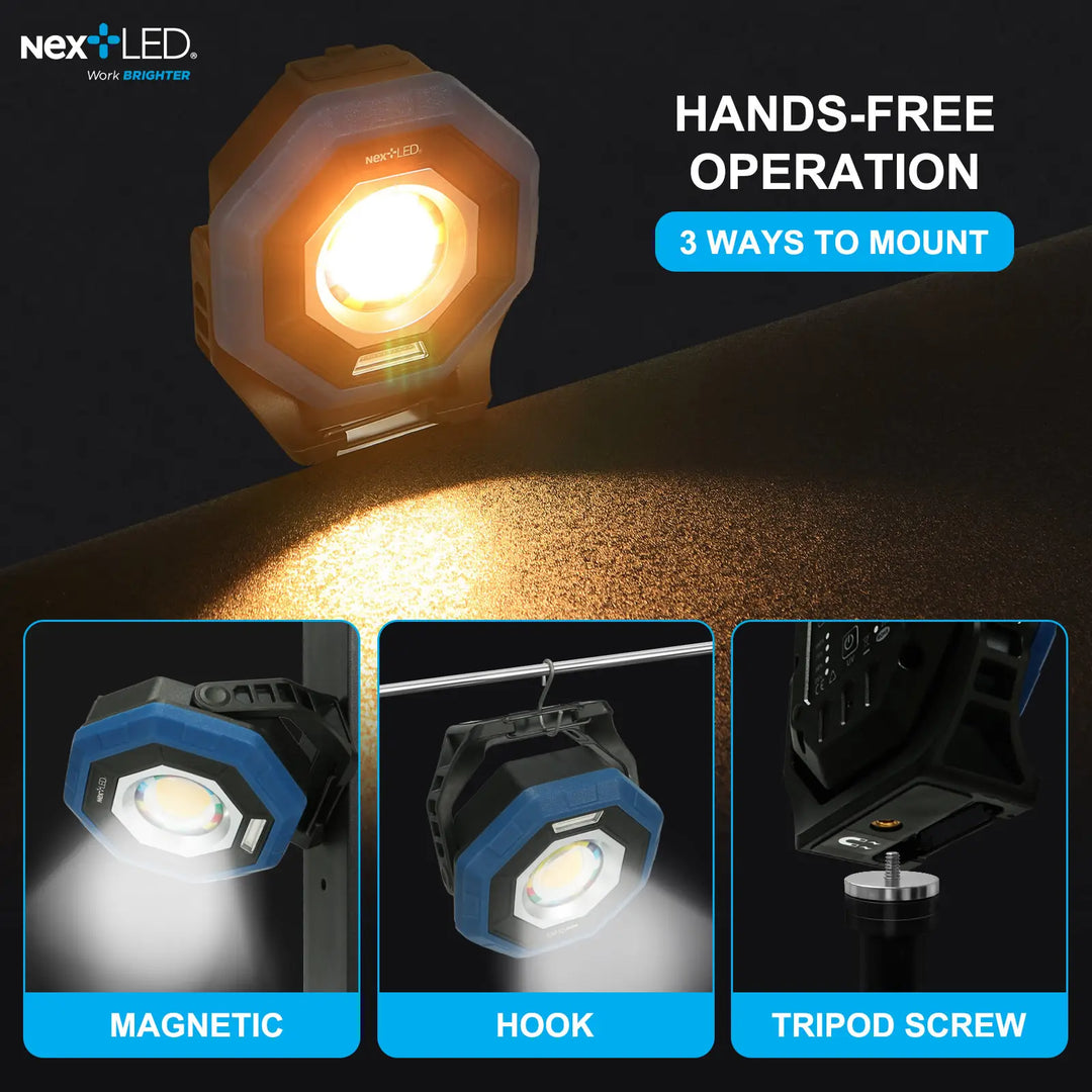 NexLED Professional CRI 95, Color Match Flood Light with UV Function NT-1010UV - CARZILLA.CA