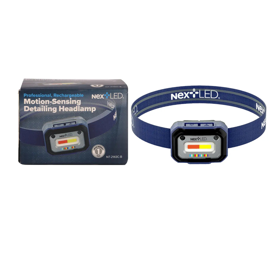 NexLED Professional CRI 95+ Rechargeable Detailing Headlamp NT-2143C-B - CARZILLA.CA
