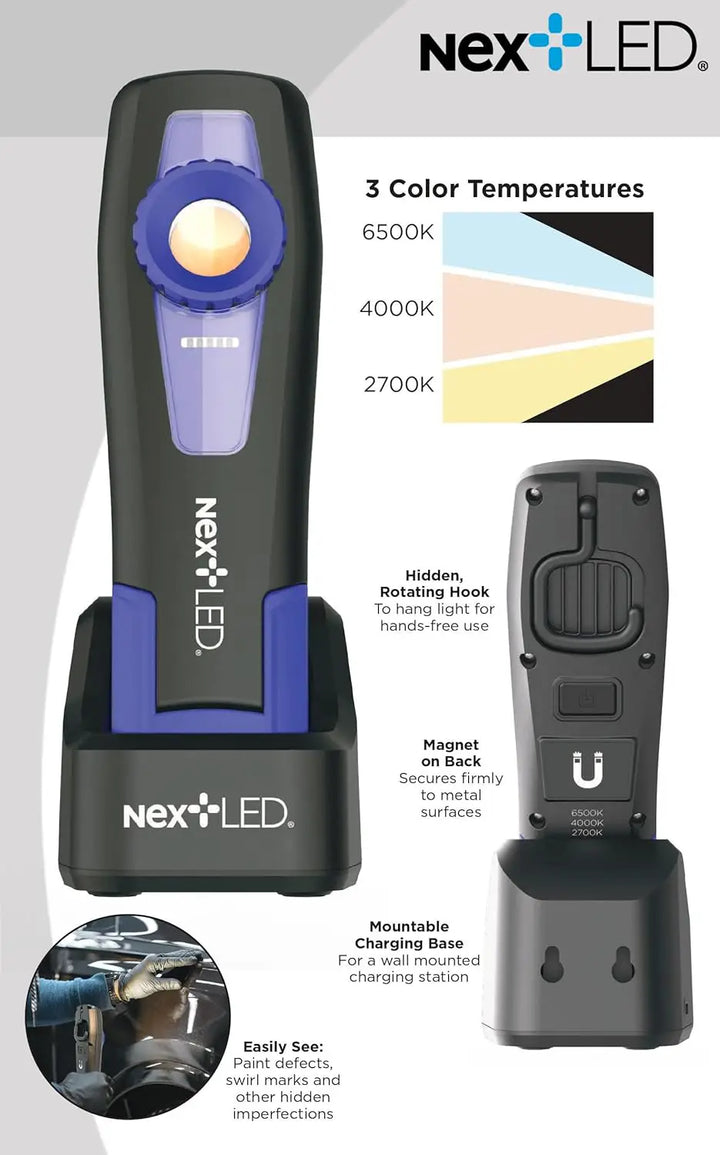 NexLED Professional CRI 96+, 3 Temperature Color Matching Light NT-2040B-3 - CARZILLA.CA