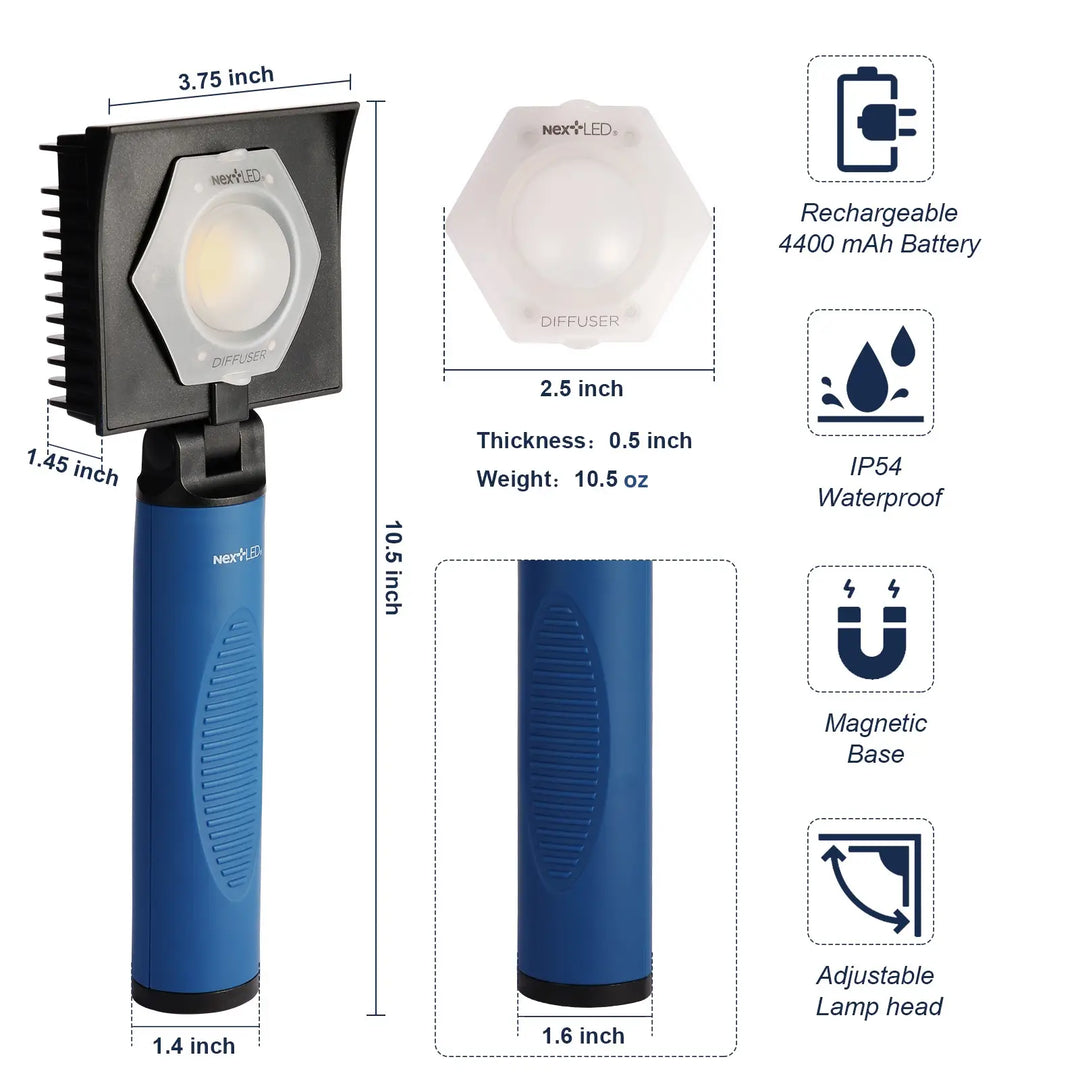 NexLED Professional Coating Application Light with Diffuser NT-V3505 - CARZILLA.CA