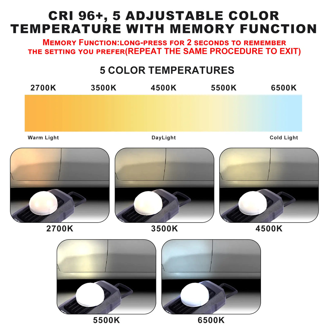 NexLED Ultimate Professional Rechargeable Color Match Light NT-6692M - CARZILLA.CA