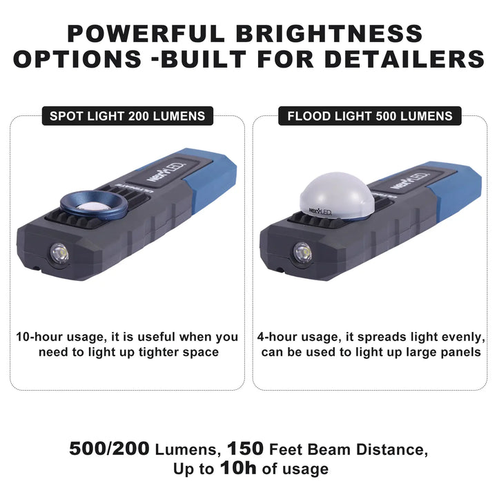 NexLED Ultimate Professional Rechargeable Color Match Light NT-6692M - CARZILLA.CA