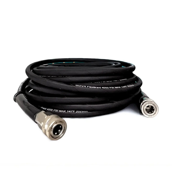 Quivrflex Pressure Wash FlexBraid Hose 50ft - CARZILLA.CA