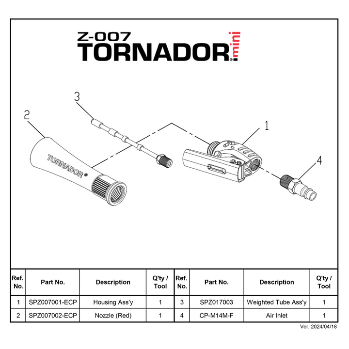 Tornador TM-015 Housing