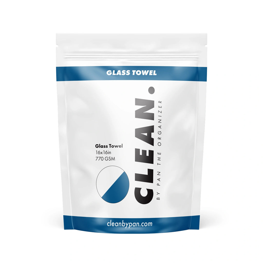 CLEAN. Glass Towel retail packaging