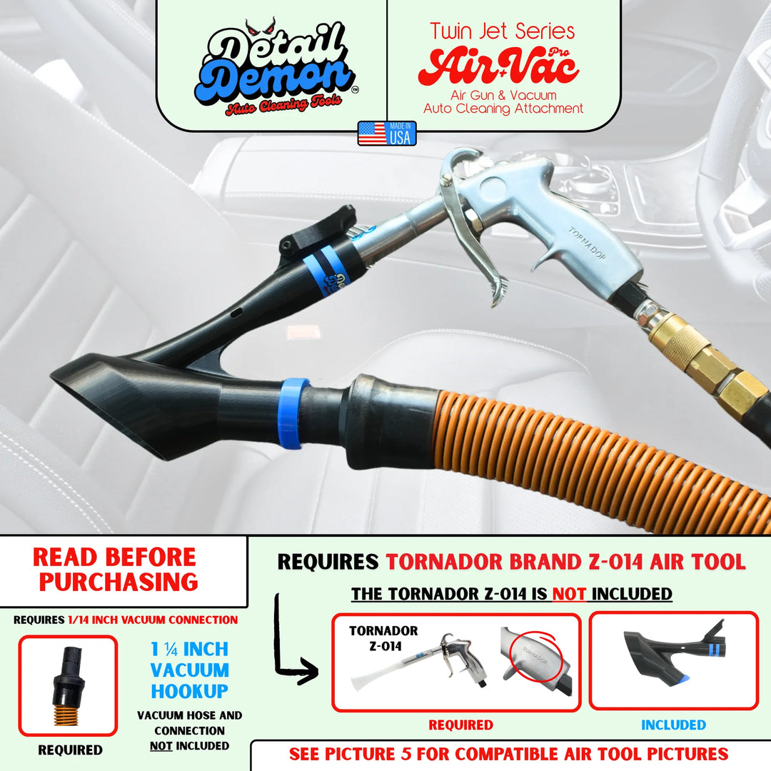 Detail Demon Air+Vac Oval Attachment for Tornador Z-014