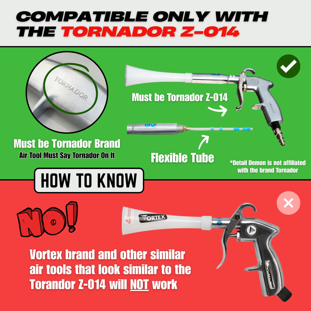 Detail Demon Air+Vac Oval Attachment for Tornador Z-014