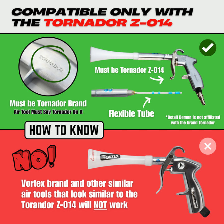 Detail Demon Air+Vac Oval Attachment for Tornador Z-014