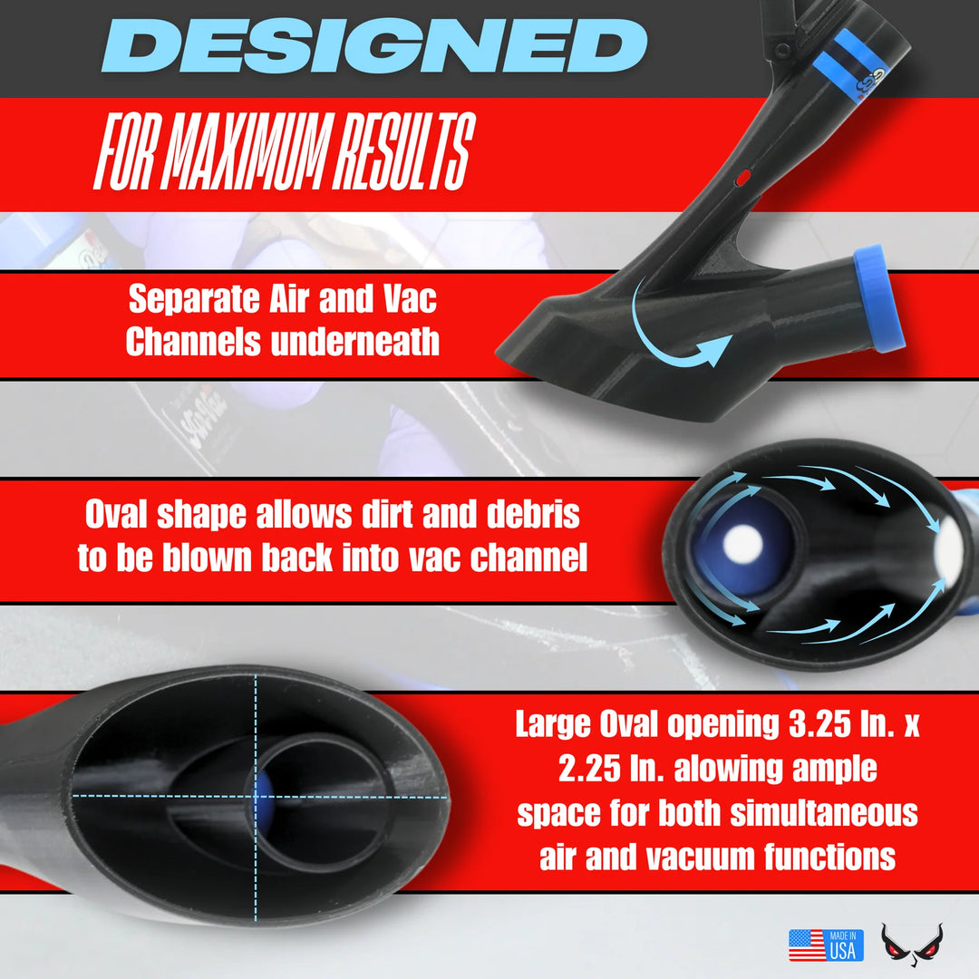 Detail Demon Air+Vac Oval Attachment for Tornador Z-014