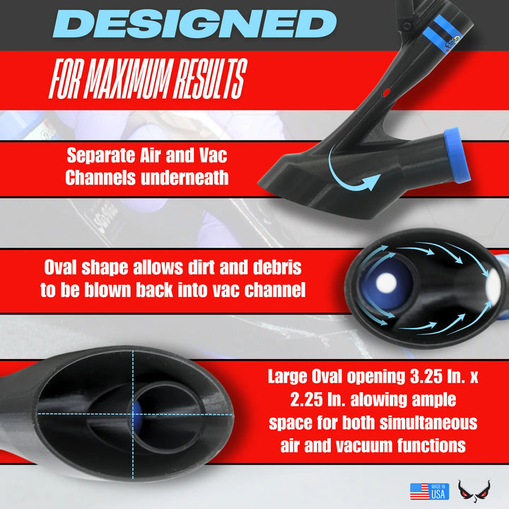 Detail Demon Air+Vac Oval Attachment for Tornador Z-014