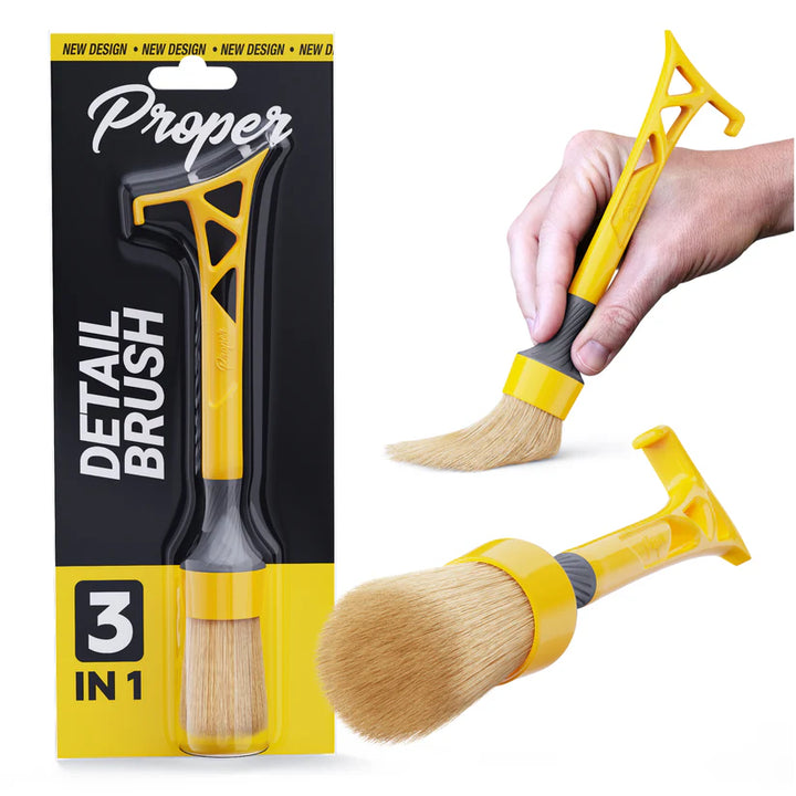 Proper Detail Co. 3 in 1 Detailing Brush