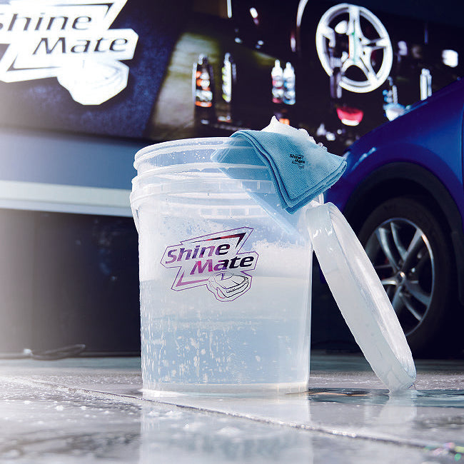 Shinemate Clear Wash Bucket - CARZILLA.CA