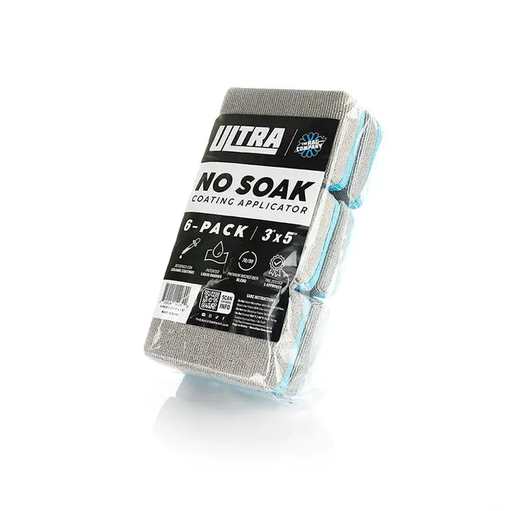 The Rag Company Ultra No-Soak Coating Applicators 6 Pack - CARZILLA.CA