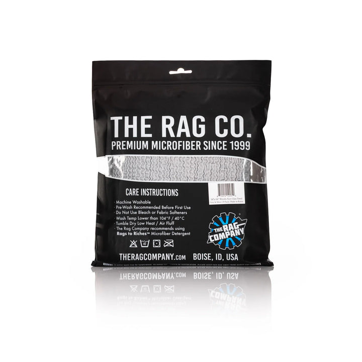 The Rag Company Wrinkle Glass Towel 3-Pack