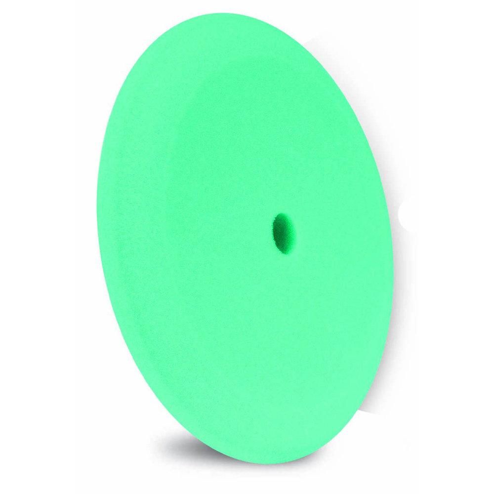 9" (7" Hook&Loop Surface) Buff and Shine Green Polishing Pad, Contour Edge - CARZILLA.CA