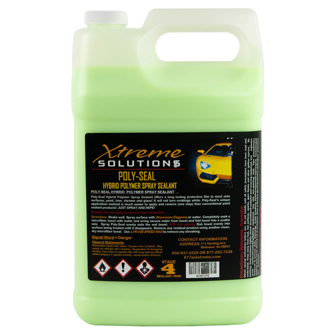 Xtreme Solutions PolySeal Hybrid Polymer SiO2 Spray Sealant 128oz - CARZILLA.CA