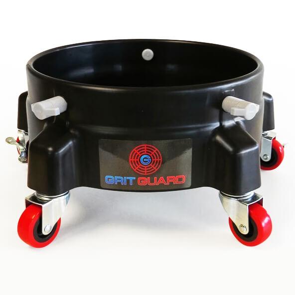 Wolfgang 5 Gallon Wash Bucket System with Dolly Available in red, clear and  black.