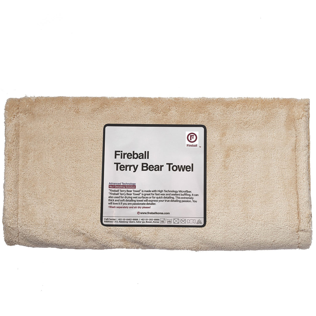 Fireball Terry Bear Buffing Towel 40x80cm - CARZILLA.CA