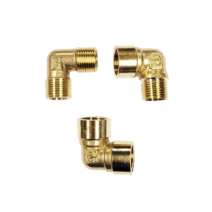 Brass 3/8th 90 Degree Angle Adapter - CARZILLA.CA