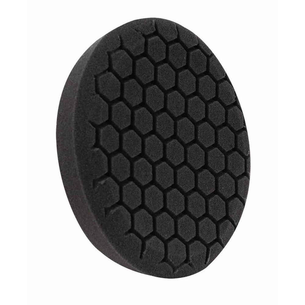 Buff and Shine Black Finishing Hex Pad 7.25" ***(For 5" plates)*** - CARZILLA.CA